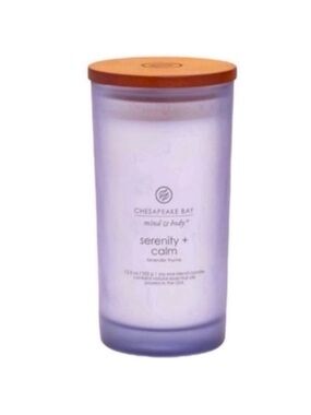 New Chesapeake Bay Mind and Body Serenity and Calm Lavender Thyme Candle